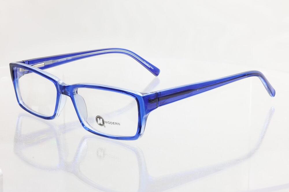 Modern Visa Navy/Crystal 54-17-140mm Eyeglass FRAMES ONLY - NEW/WITHOUT TAGS
